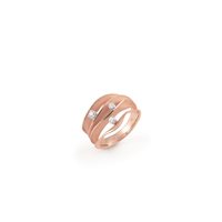 Ring Annamaria Cammilli Woman Dune in Gold Diamante 0.18 Ct GAN1942P - GAN1942P